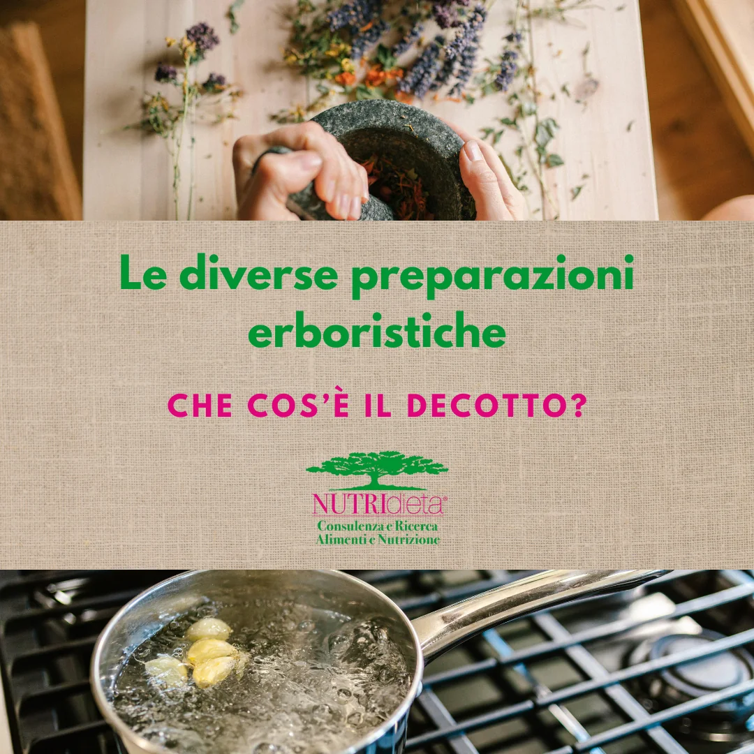Le diverse preparazioni erboristiche DECOTTO